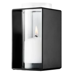 Glow lyslykt 18 cm svart