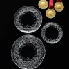 Goat tallerken i glass 28 cm klar