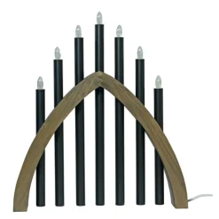Gotland adventsstake 45 cm gråbeis/svart