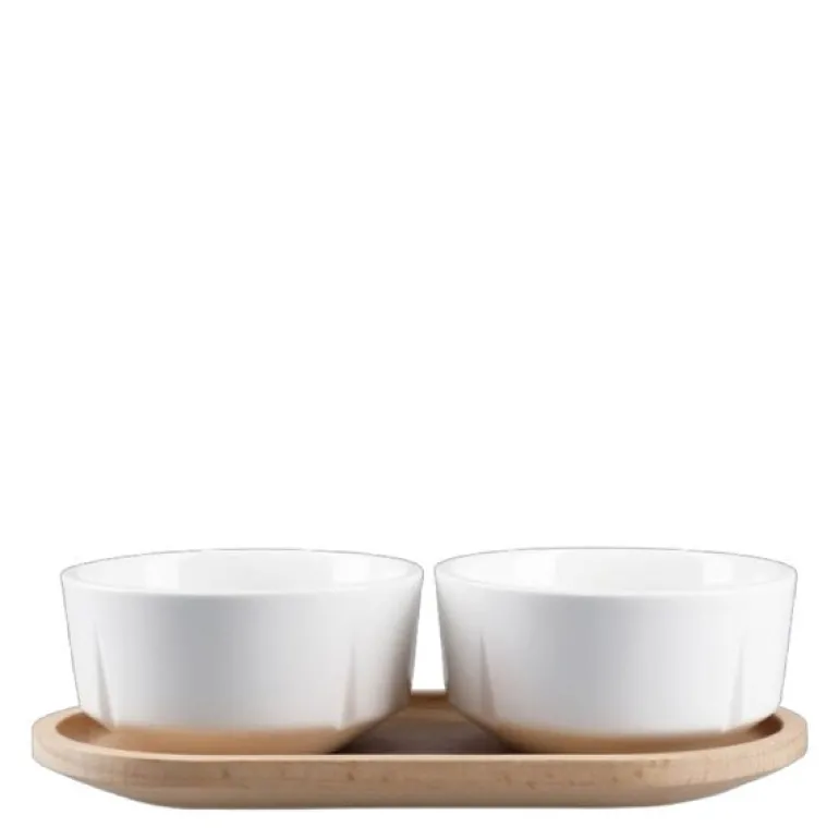 Grand Cru tapassett 19x10 cm 2 stk hvit