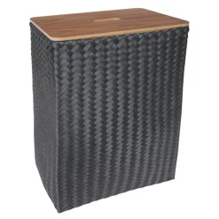 Grand superb skittentøyskurv m/lokk 44x31x60 cm dark grey