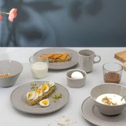 Granite White skål 68 cl lys grå