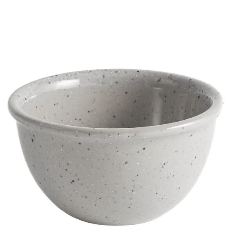 Granite White skål 6x10 cm lys grå