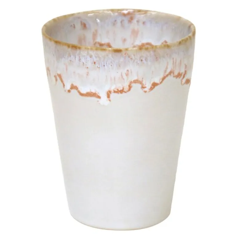 Gres krus 38 cl hvit