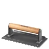 Griffin grillpresse med trehåndtak 20 cm støpejern