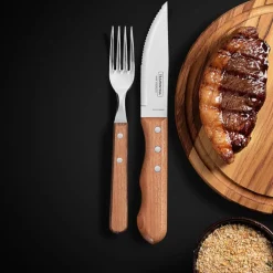 Grillbestikk 12 deler natur/stål