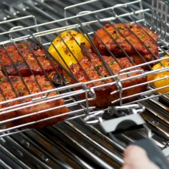 Grillkurv avtakbart håndtak 34x7 cm