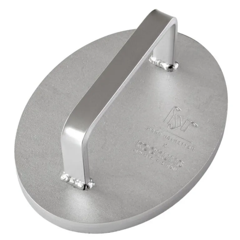 Grillpresse 1,5 kg rustfritt stål