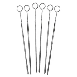 Grillspyd 33 cm 6 stk stål