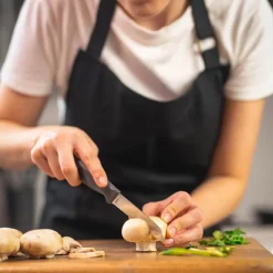 Grønnsakskniv 9 cm grå
