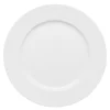 Groovy tallerken 22 cm hvitt porselen