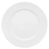 Groovy tallerken 26,5 cm hvitt porselen