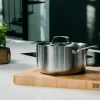Gryte 20 cm/3,3L rustfritt stål