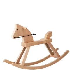 Gyngehest liten 25,5 cm bøk