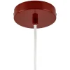 Haipot pendel 15 cm mørkerød