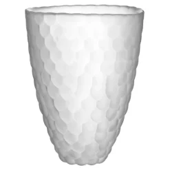 Hallon vase 20 cm frostet
