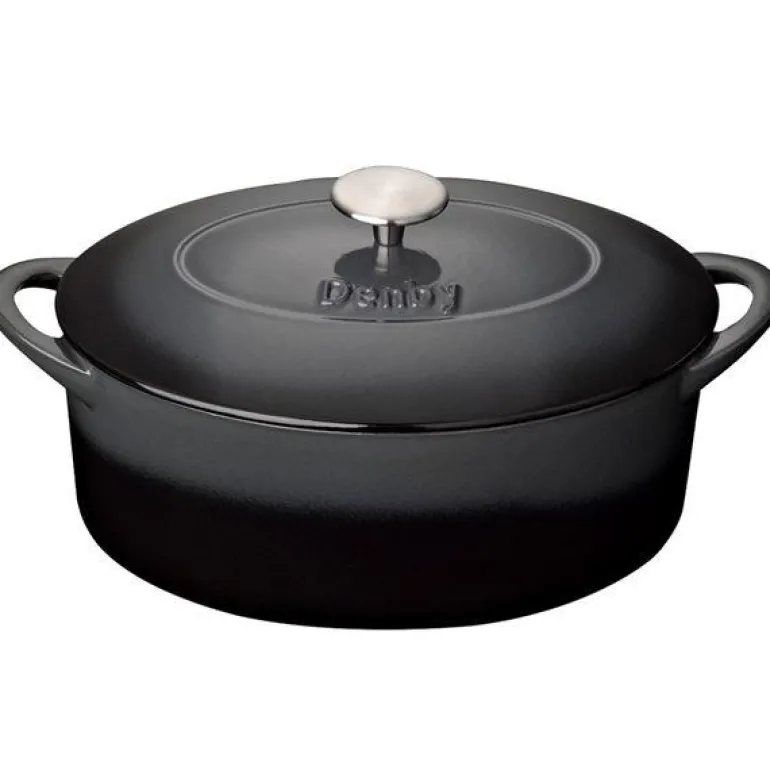 Halo støpejernsgryte 28 cm svart