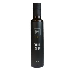 Halvor Bakke chiliolje 250 ml svart