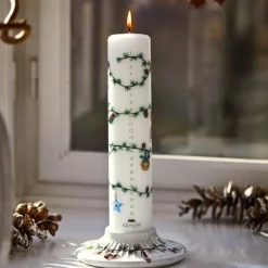 Hammershøi Christmas kalenderlys 2026 25 cm hvit m/dekor