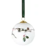 Hammershøi Christmas kule 2026 6 cm hvit m/dekor
