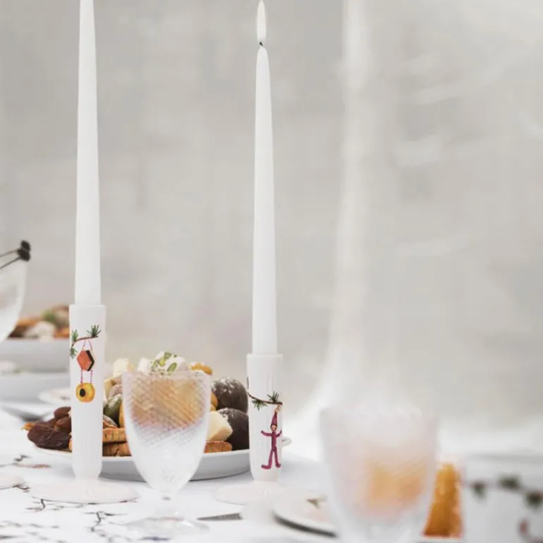 Hammershøi Christmas lysestake 12 cm hvit