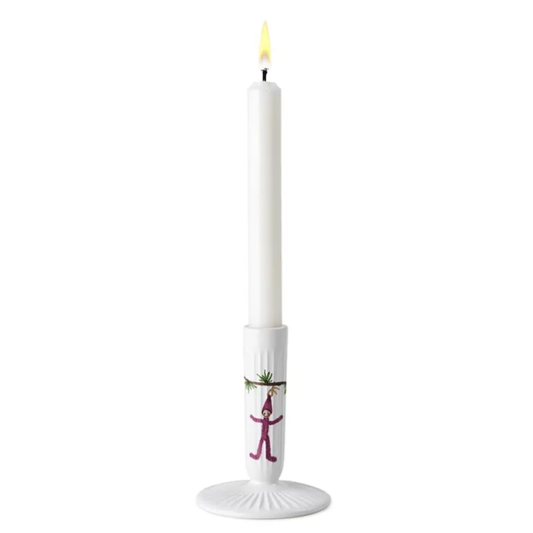 Hammershøi Christmas lysestake 12 cm hvit