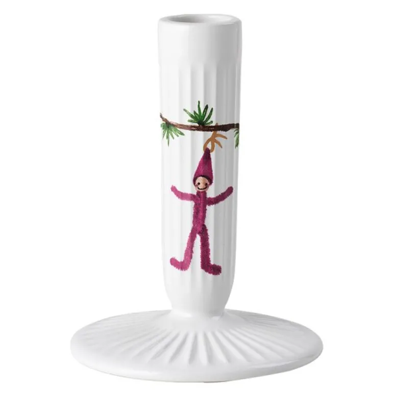 Hammershøi Christmas lysestake 12 cm hvit