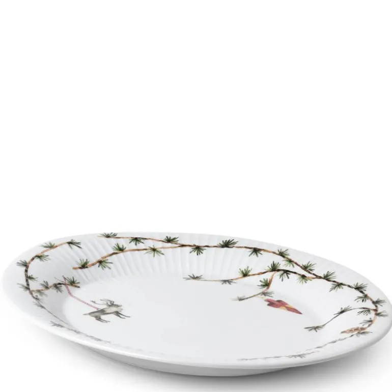 Hammershøi Christmas oval serveringsfat 27x34 cm