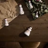 Hammershøi Christmas snøgutt 9 cm hvit m/ dekor