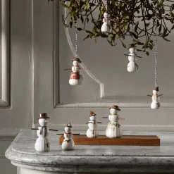 Hammershøi Christmas snøkone 11 cm hvit m/ dekor