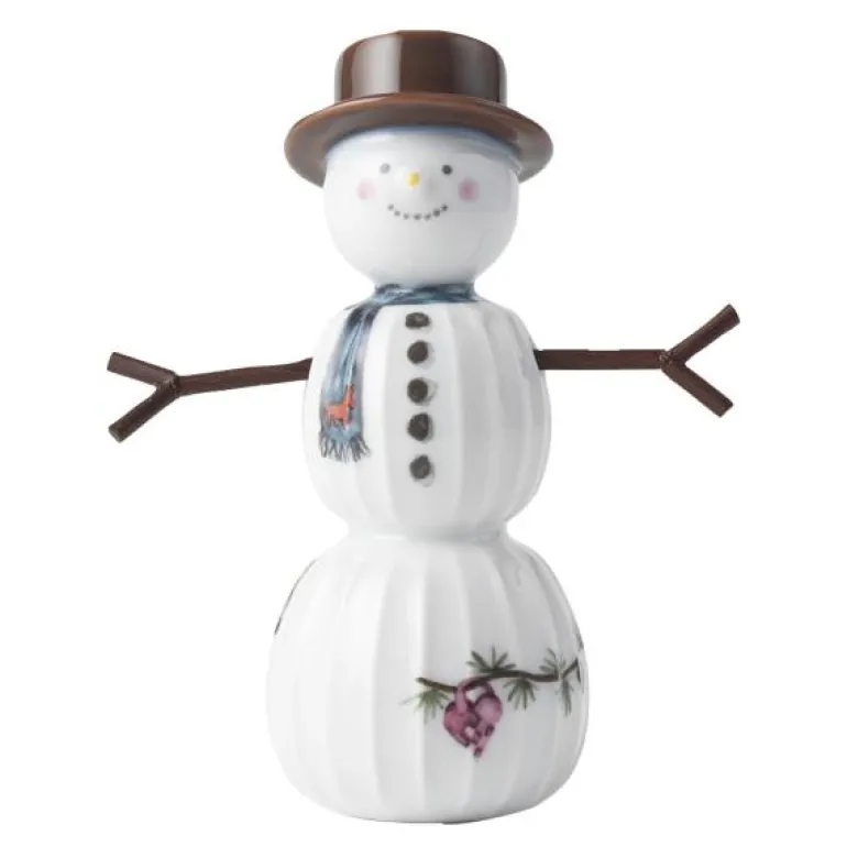 Hammershøi Christmas snømann 11,5 cm hvit m/ dekor