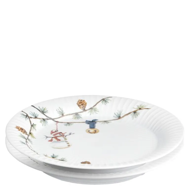 Hammershøi Christmas tallerken 22 cm 2 stk