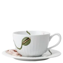 Hammershøi Poppy tekopp m/skål 38 cl hvit