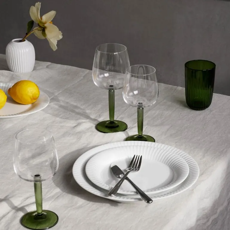 Hammershøi rødvinsglass 49 cl 2 stk grønn