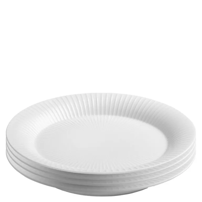 Hammershøi tallerken 22 cm 4 stk hvit