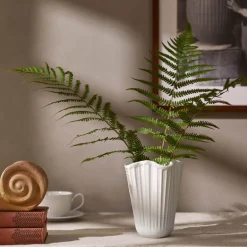 Hammershøi unfold vase 16,5 cm hvit