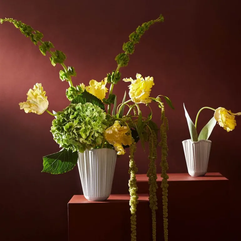 Hammershøi unfold vase 20,5 cm hvit