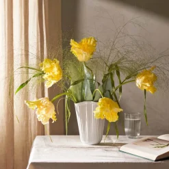 Hammershøi unfold vase 20,5 cm hvit