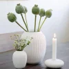 Hammershøi vase 10 cm hvit