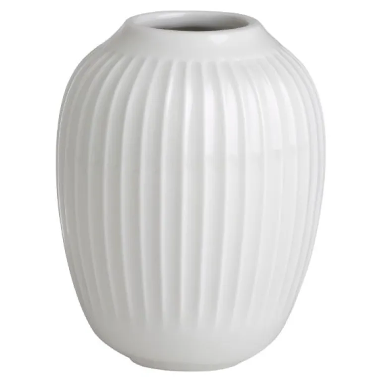 Hammershøi vase 10 cm hvit