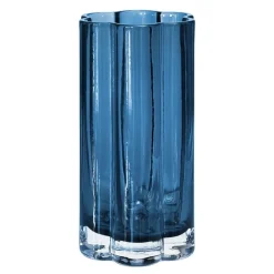 Hanami glassvase 9x18 cm midnattsblå