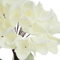Happia blomsterdekorasjon 23 cm gul