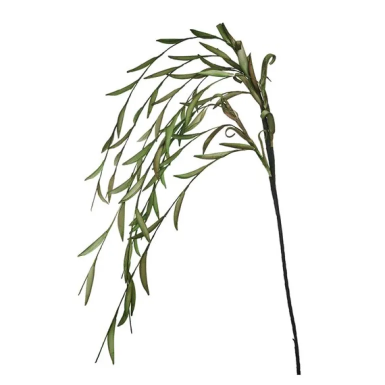Happia blomsterdekorasjon 4 cm grønn