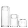 Happy lyslykt 6,8/10,5/15 cm 3 stk klar