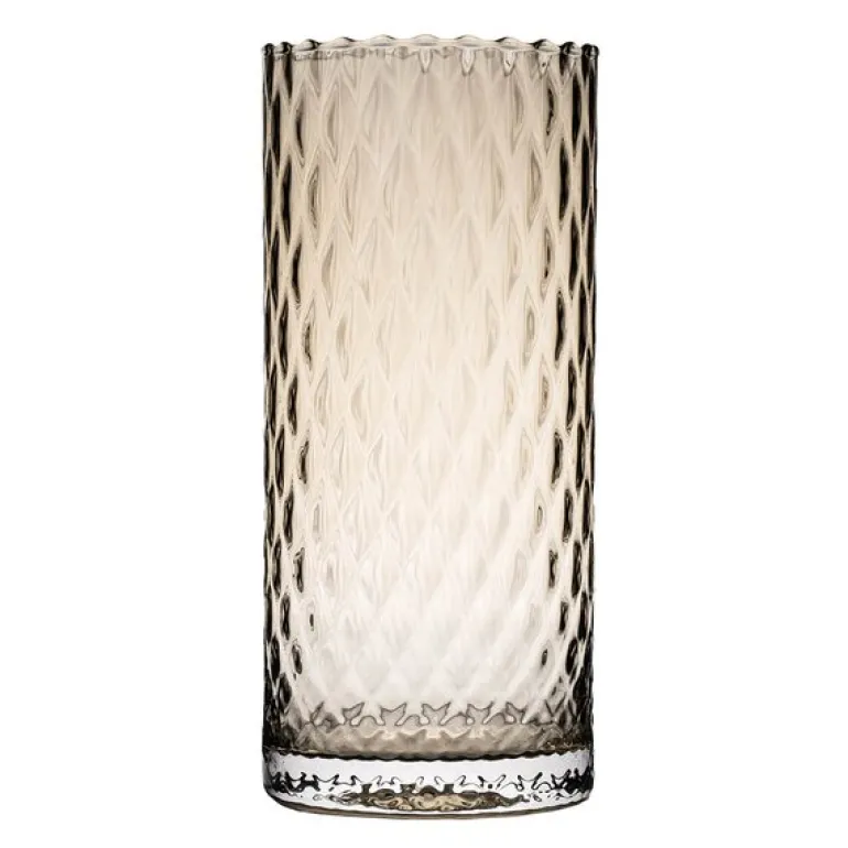 Harlekin vase 28 cm lys topas