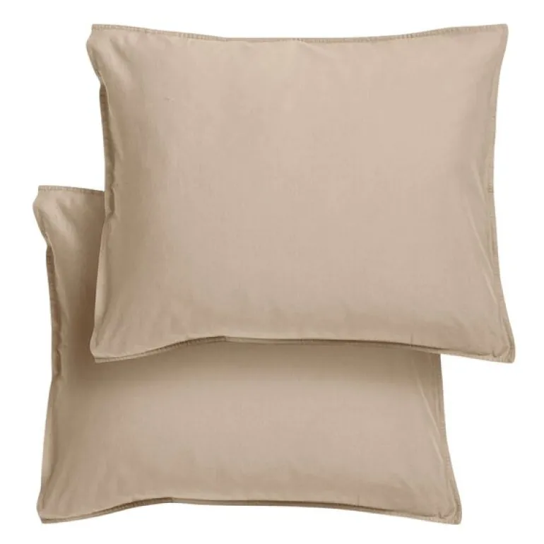 Hassel putetrekk 50x70 cm 2 stk beigebrun