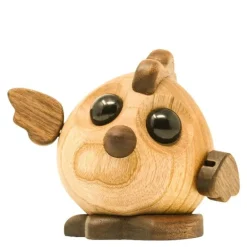 Henny hønemor trefigur 9 cm ask/valnøtt