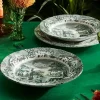 Heritage Green Italian dyp tallerken 23 cm