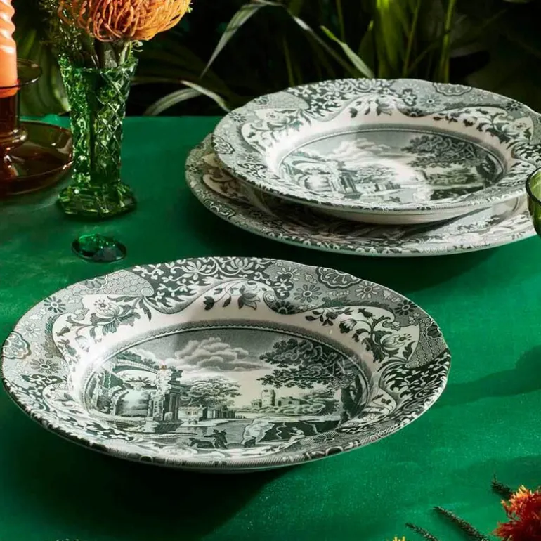 Heritage Green Italian dyp tallerken 23 cm