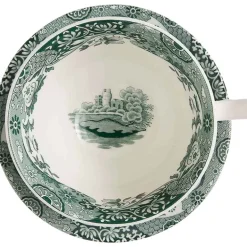 Heritage Green Italian frokostkopp med skål 28 cl